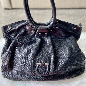 Vintage rare Farragamo leather bag